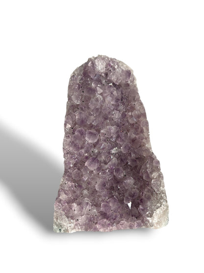 Amethyst cluster with cacoxenite