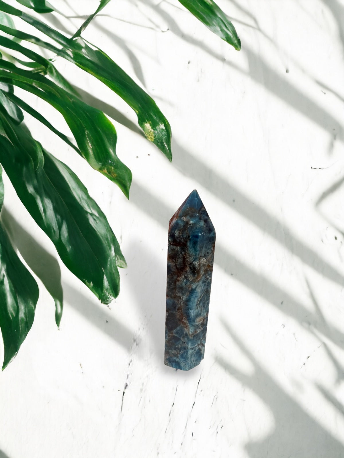 Blue Kyanite Tower •Alignment •Communication •Intuition •Healing •Meditation •Balance •Cleansing