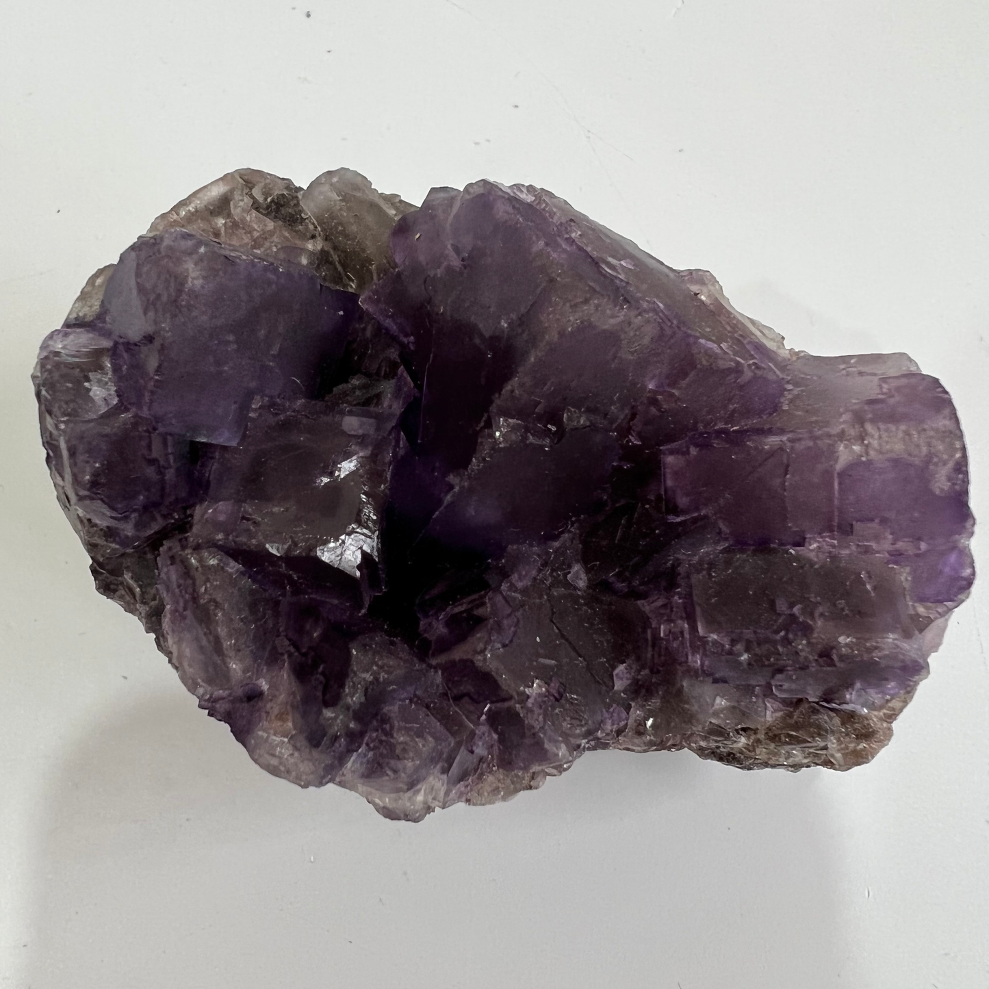 Purple Fluorite cluster