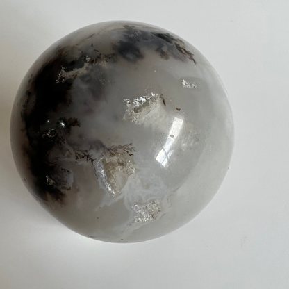 Dendritic agate sphere