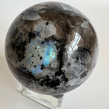 Rainbow Moonstone sphere