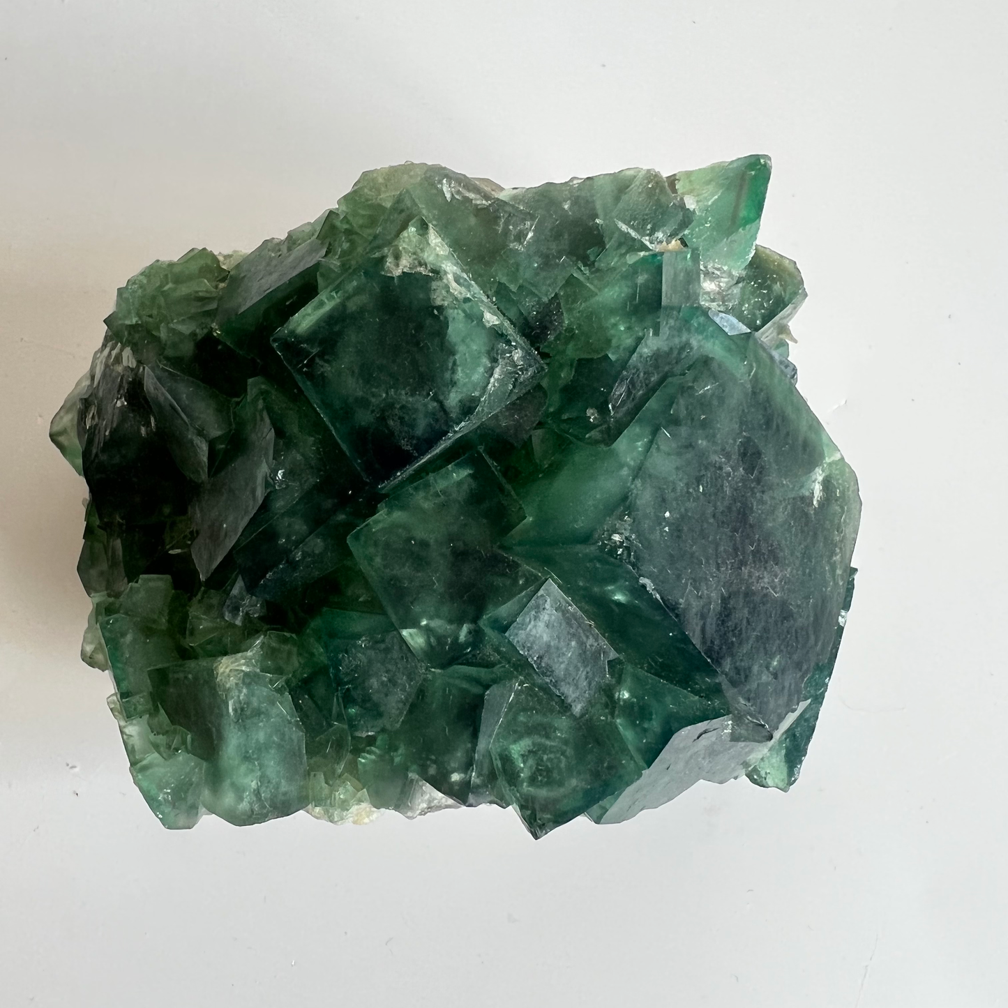 Green Fluorite cluster