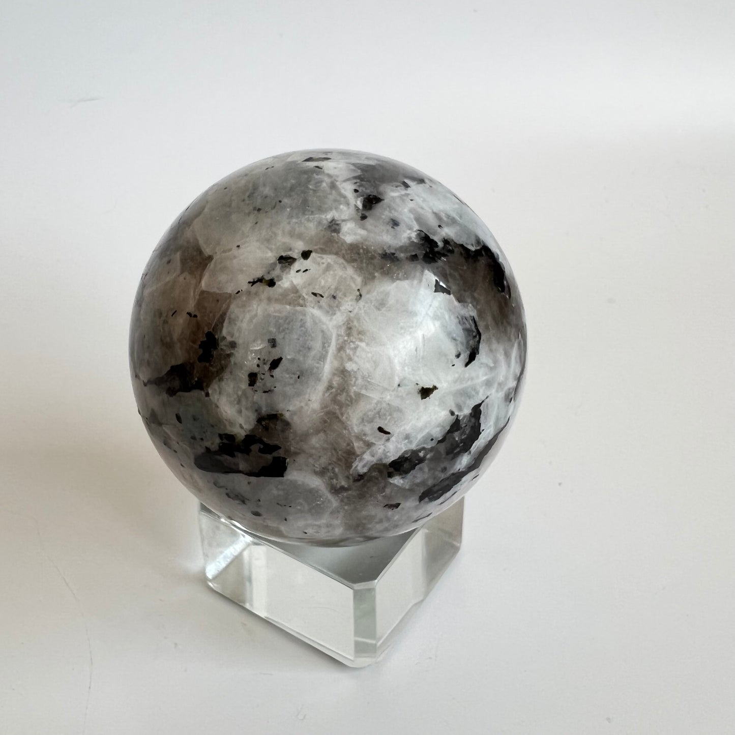 Rainbow Moonstone sphere