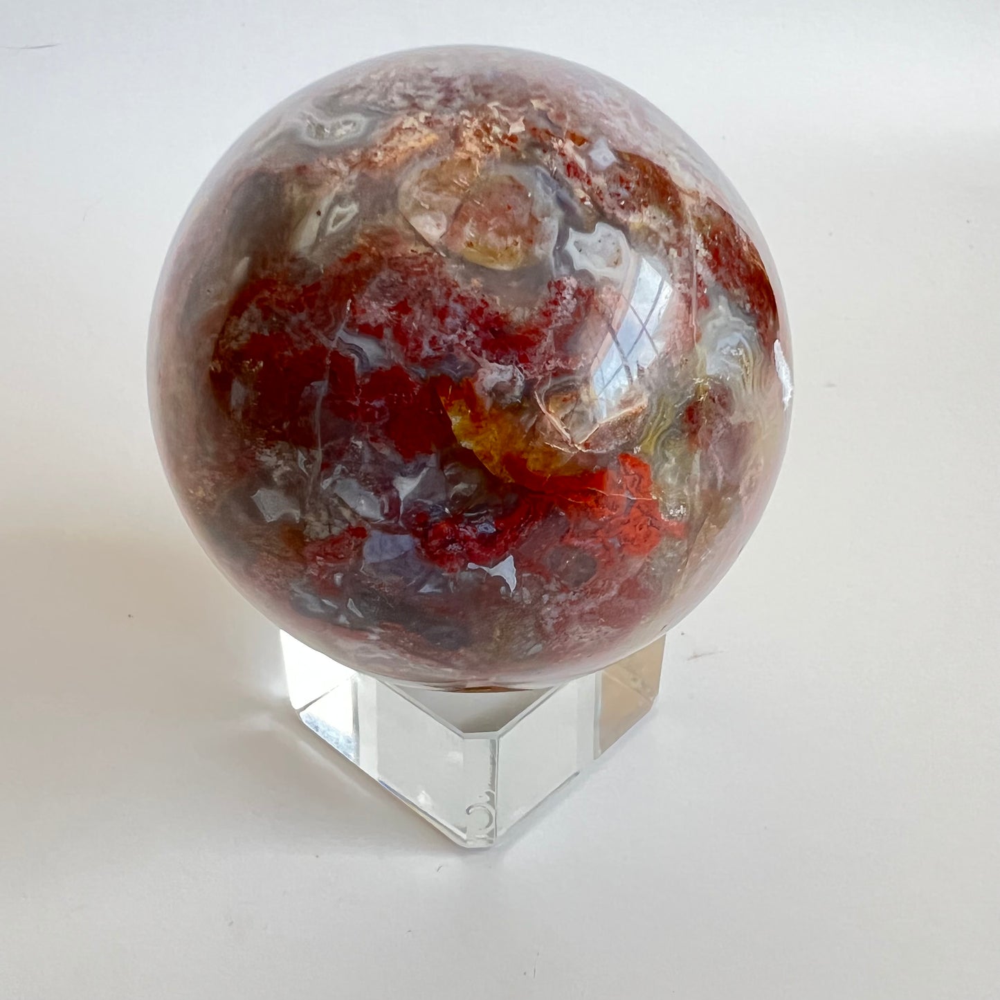 Red Agate sphere