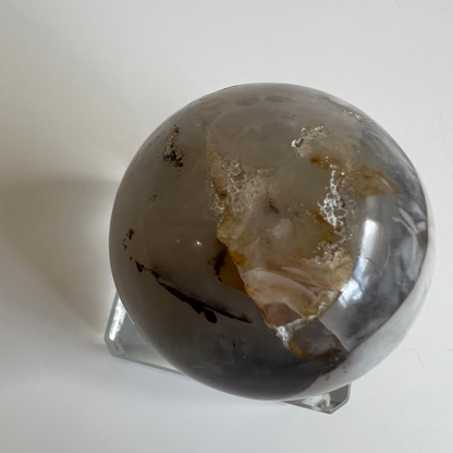 Dendritic agate sphere