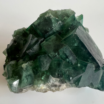 Green Fluorite cluster