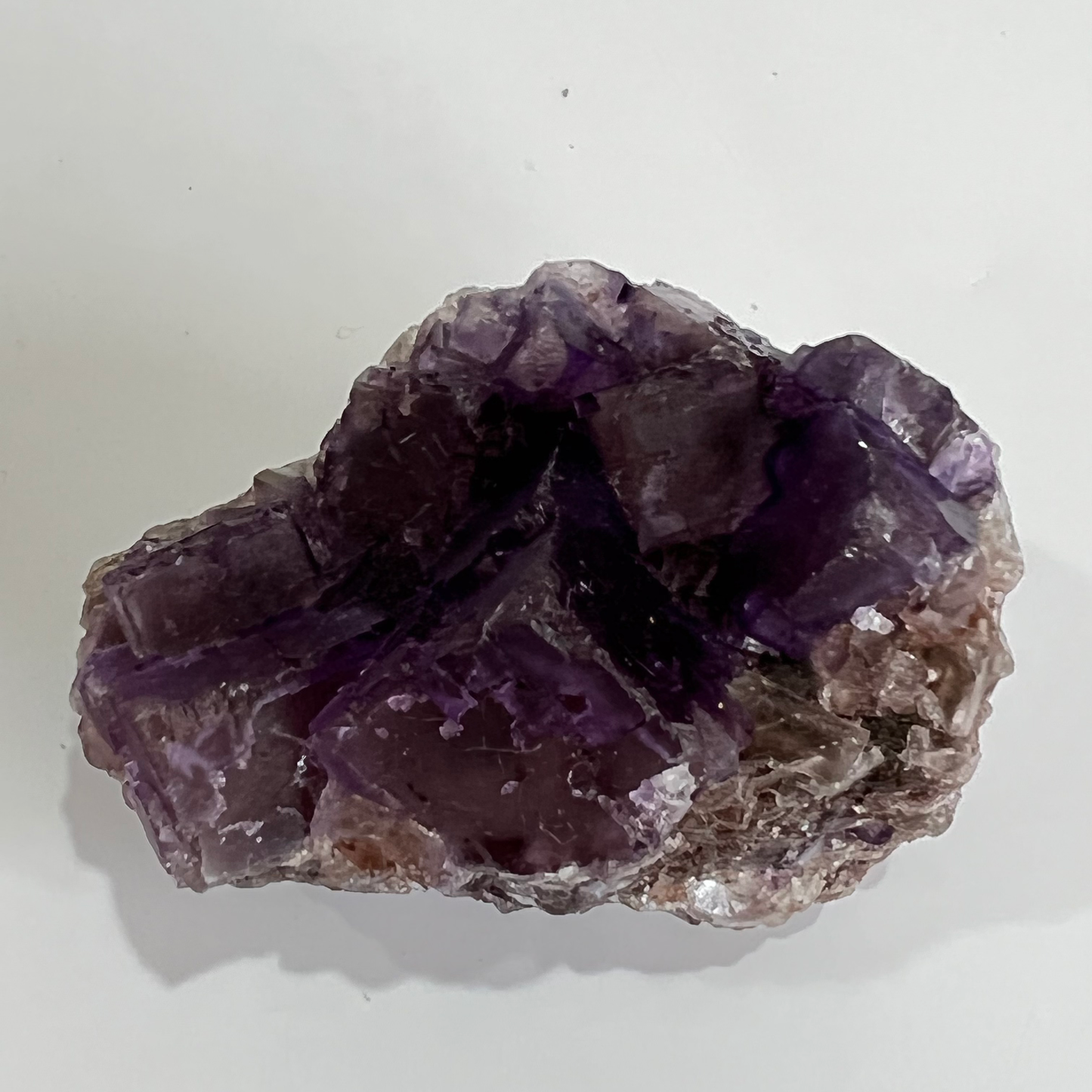 Purple Fluorite cluster