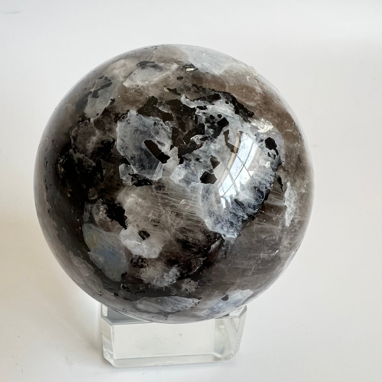 Rainbow Moonstone sphere