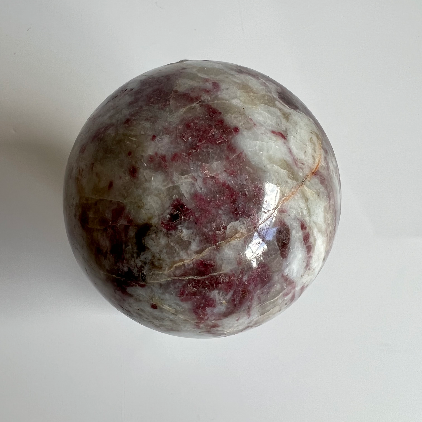 Lepidolite sphere