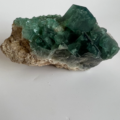 Green Fluorite cluster •Focus •Creativity •Balance •Growth •Healing