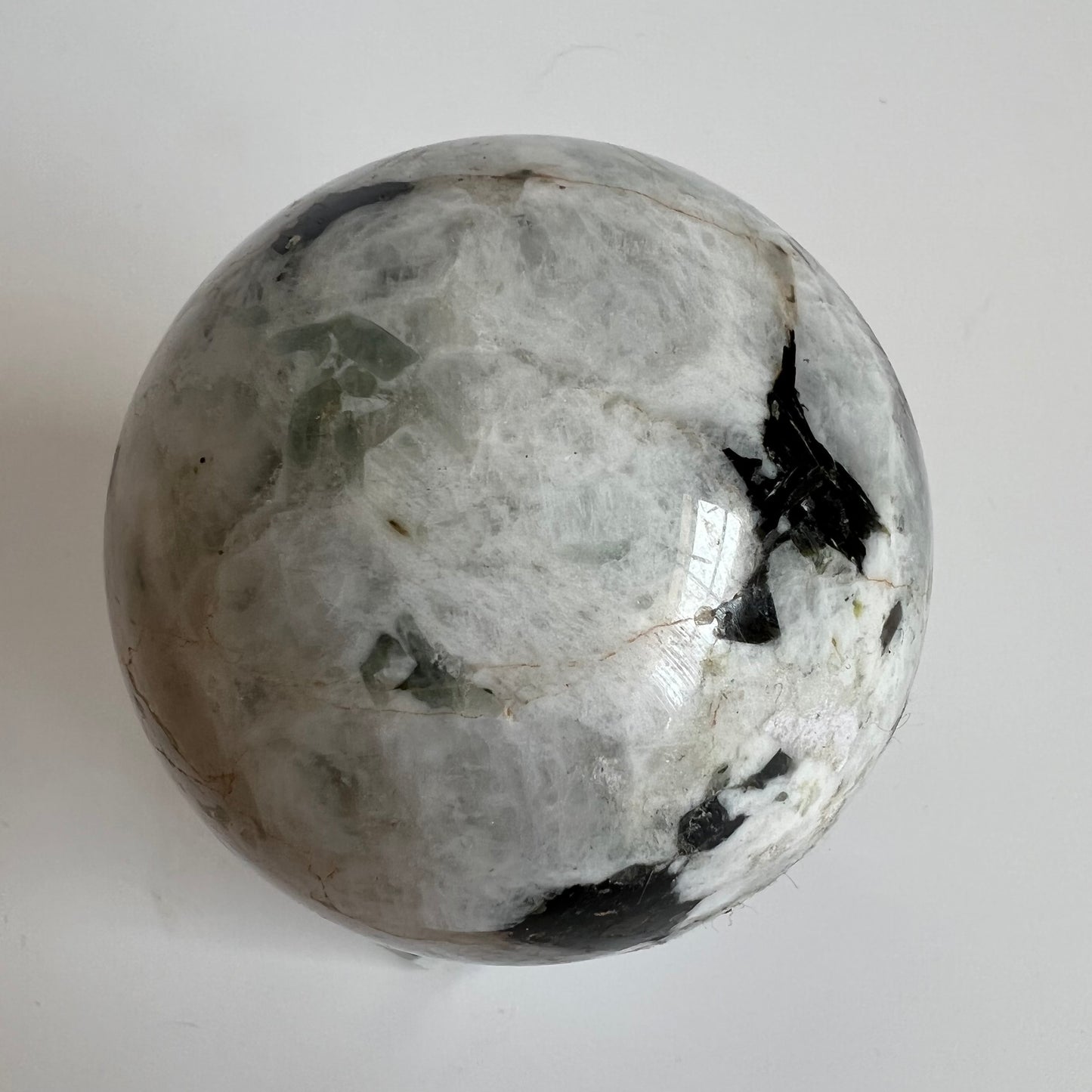 Rainbow Moonstone sphere