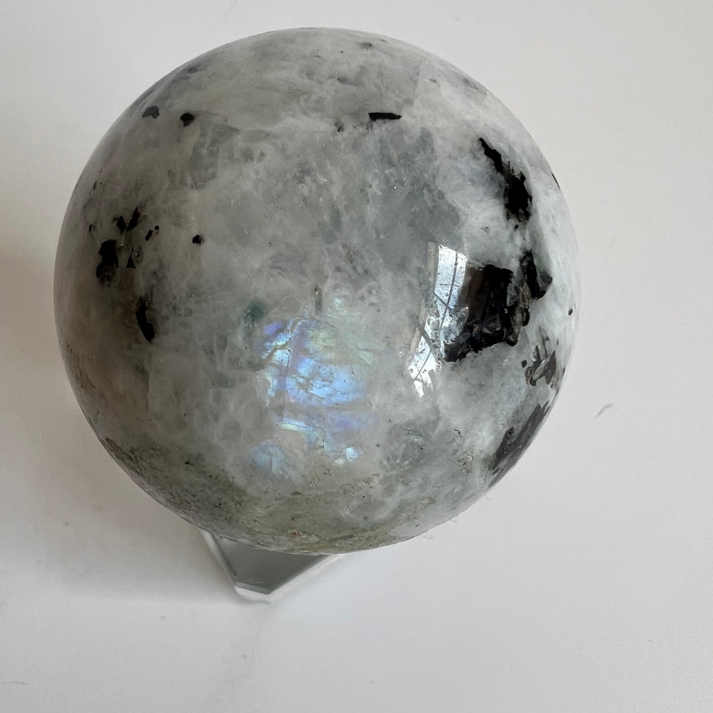 Rainbow Moonstone sphere