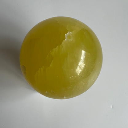 Lemon Calcite sphere