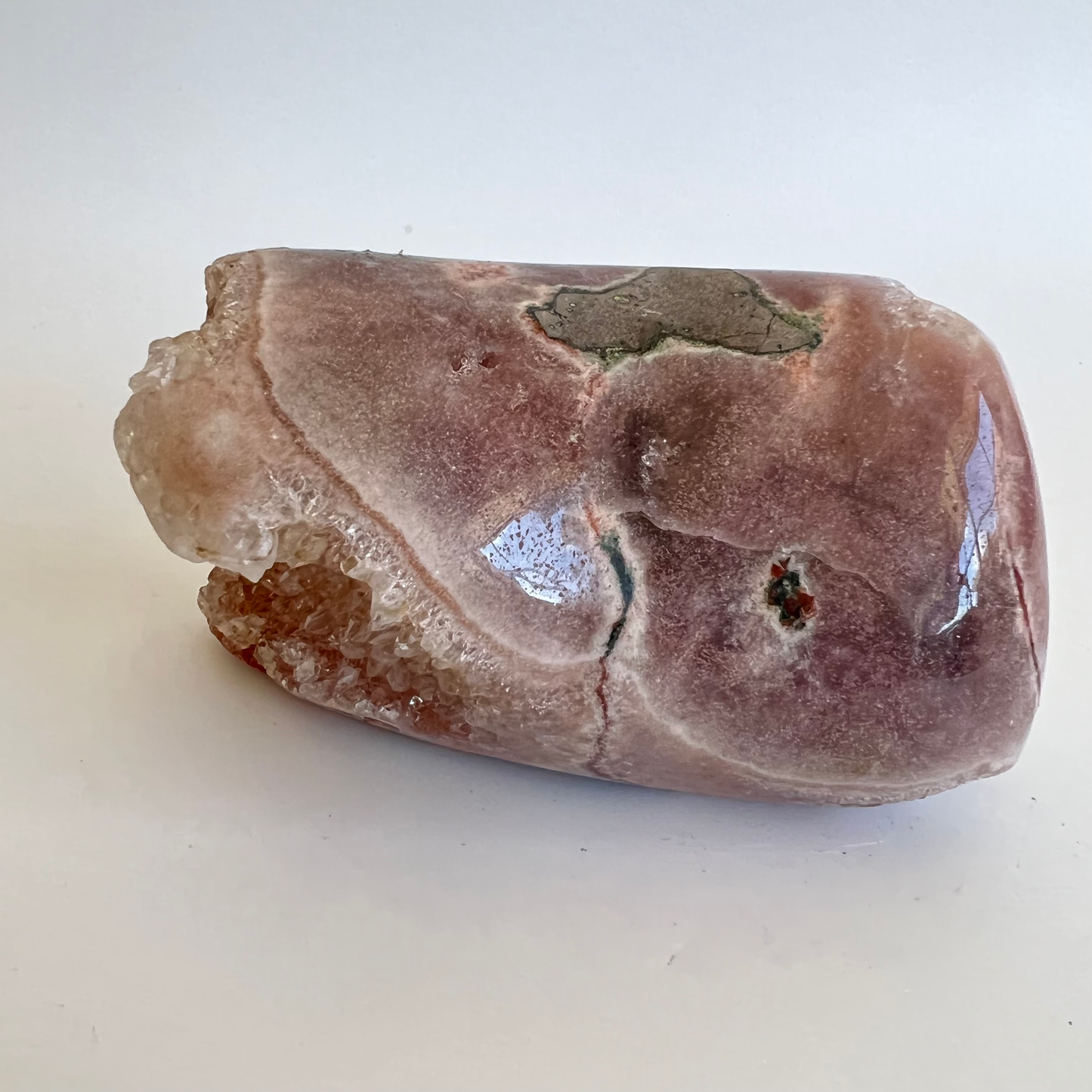 Pink Amethyst freeform •Meditation •Calm •Balance •Intuition •Growth •Consciousness