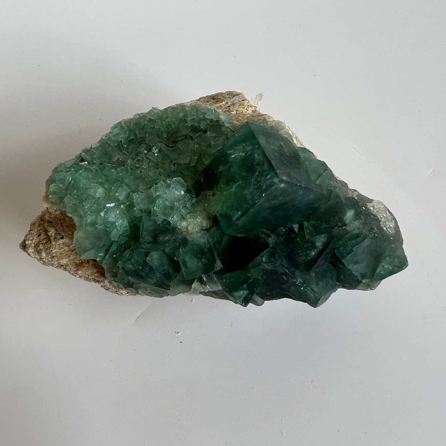 Green Fluorite cluster •Focus •Creativity •Balance •Growth •Healing