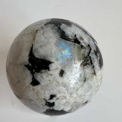 Rainbow Moonstone sphere